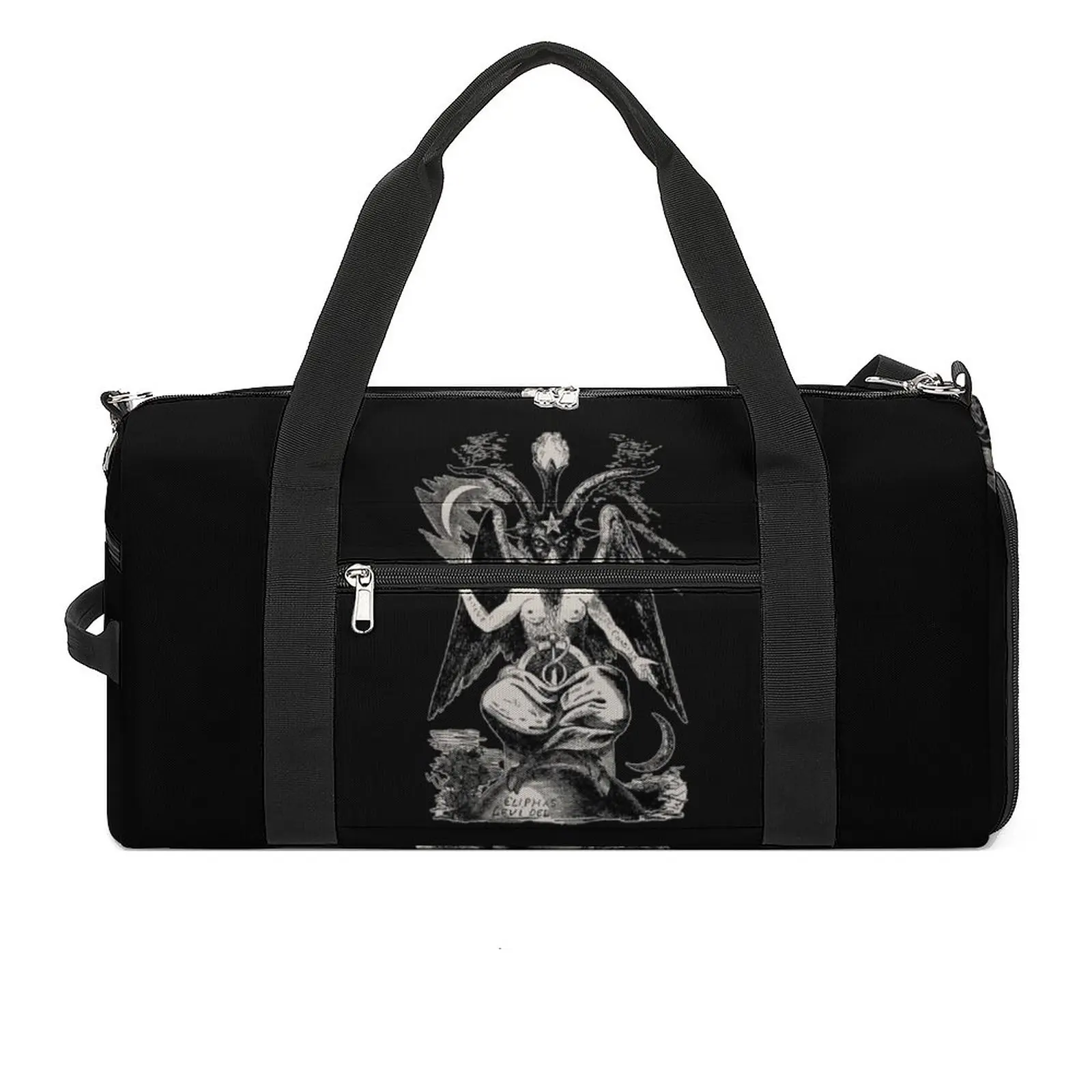 

Спортивная сумка Baphomet для мужчин и женщин, спортивные аксессуары для спортзала, мешок с рисунком дьявола в, дизайнерская сумочка для выходных, мешок для плавания и фитнеса