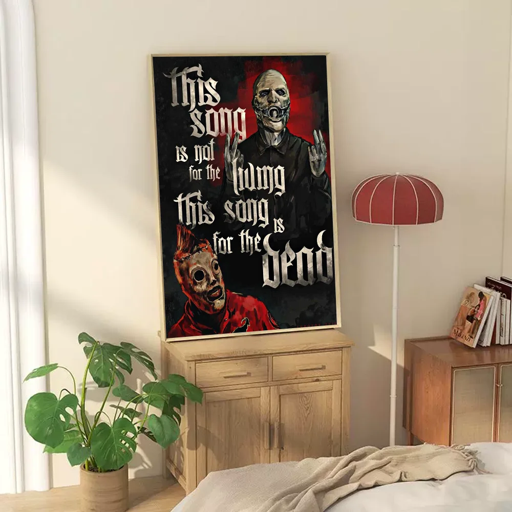 Classic Heavy Metal Rock S-Slipknot Good Quality Prints And Posters Vintage Room Bar Cafe Decor Home