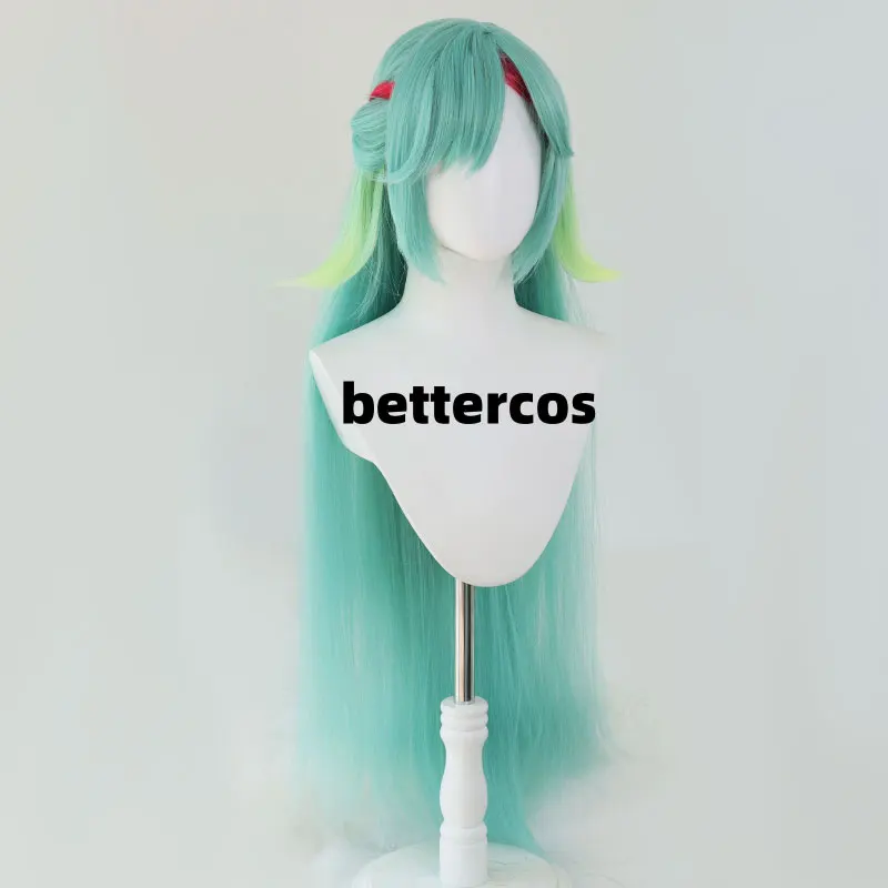 Shaosiyuan Косплей Парик Женщины Сойань Длинный Зеленый Прямой Аниме Парики