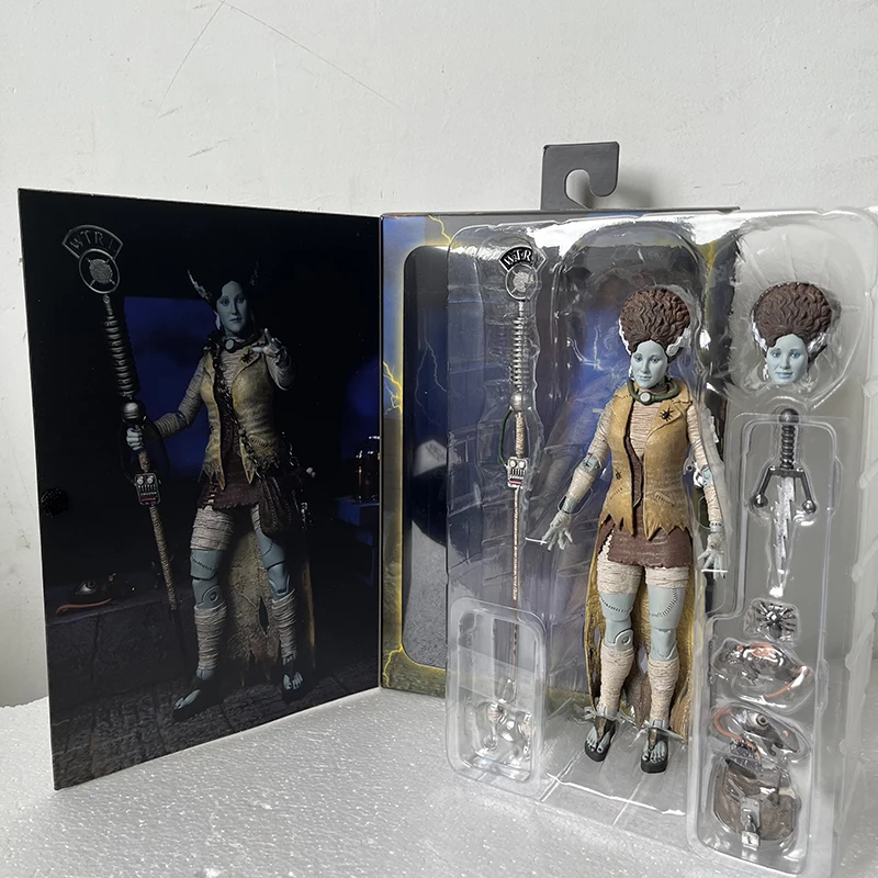 

Фигурка Neca для косплея, оригинальная экшн-фигурка черепашек-Микеланджело, апрель о Нил, как Невеста Франкенштейна, подарок