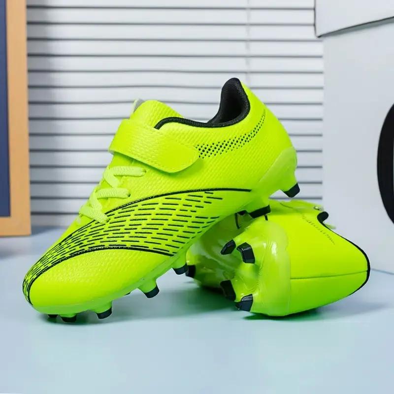 New Kid's Breathable Anti-slip Cleat, Lightweight Durable Softness Sneakers For Outdoor Running Training