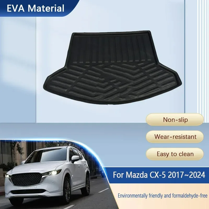Автомобильный багажник яркий для Mazda прокладки хранения CX-5 CX5 2017 ~ 2024