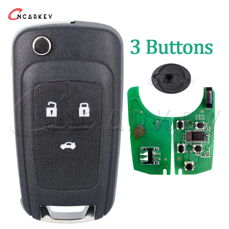 Умный пульт дистанционного управления для Opel Vauxhall Adam Insignia Karl Mokka Zafira C Astra J Cascade Corsa E ID46 Чип HU100 315 433 МГц Автомобильный брелок