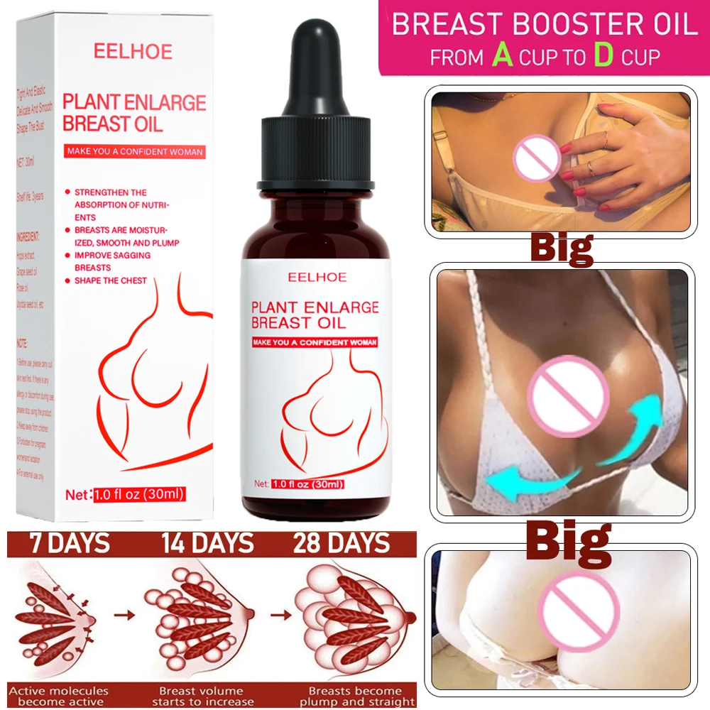 

Hot Sale Breast Enlargement Oil Sexy Massager Essential Oils Body Care Increase Elasticity Enhancer Breast Cream For Women 30ml