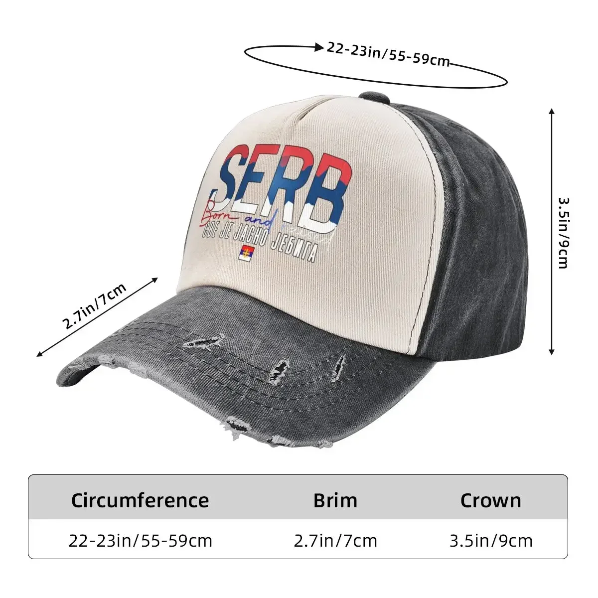 Serb born and raised Jebiga Бейсболка в стиле хип-хоп новая шляпа для гольфа женская и мужская