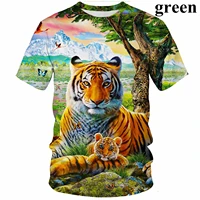 men women cool t shirt funny 3d t shirt print tiger and cats short sleeve summer tops teen graphic tee