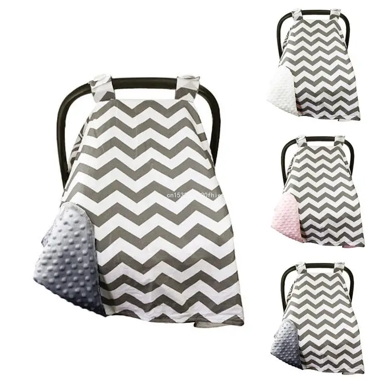 

Newborn Baby Girls Boys Soft Cotton Car for SEAT Cover Canopy Blanket Carseat /