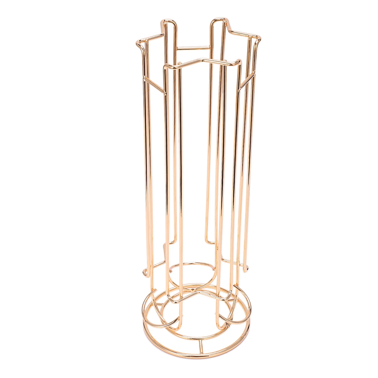 Металлический держатель для кофейных капсул железная хромированная подставка