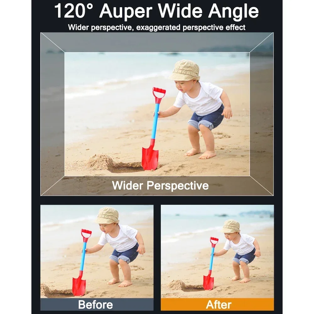 10000 объектив 0.6X широкоугольный и 15X макрообъектив HD-камеры 2 функции