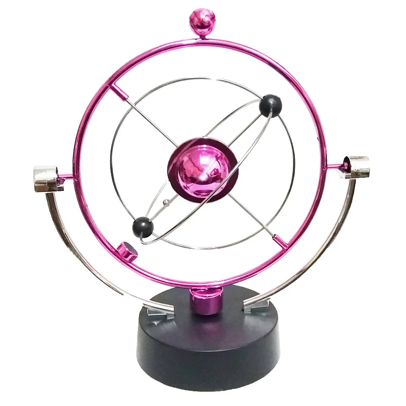 

Newton Pendulum Ball Balance Ball Rotating Perpetual Motion Physical Science Pendulum Toy Physics Tumbler Craft Home Decortion