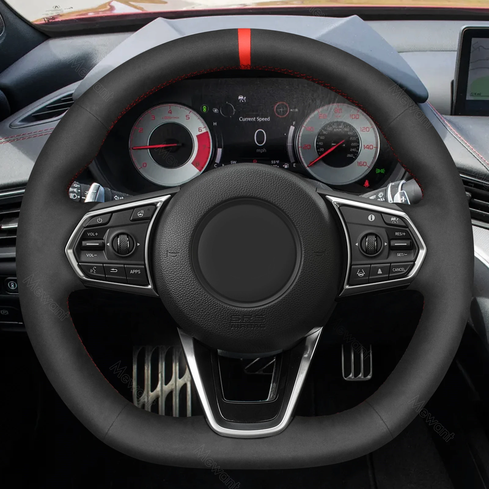 MEWANT замшевый автомобильный аксессуар чехол на руль для Acura TLX A-Spec Type-S