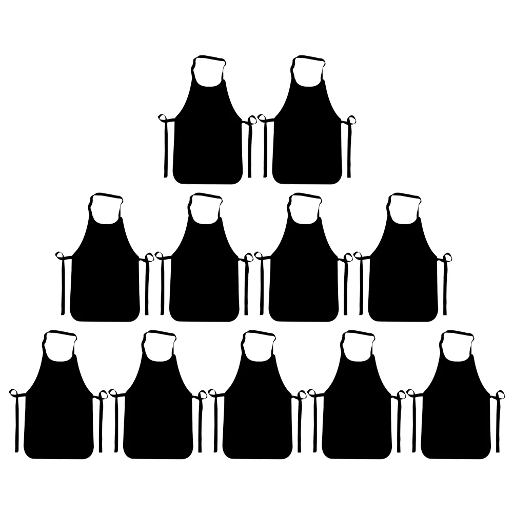 

11pcs Disposable Aprons Useful Practical BBQ Aprons for Outside