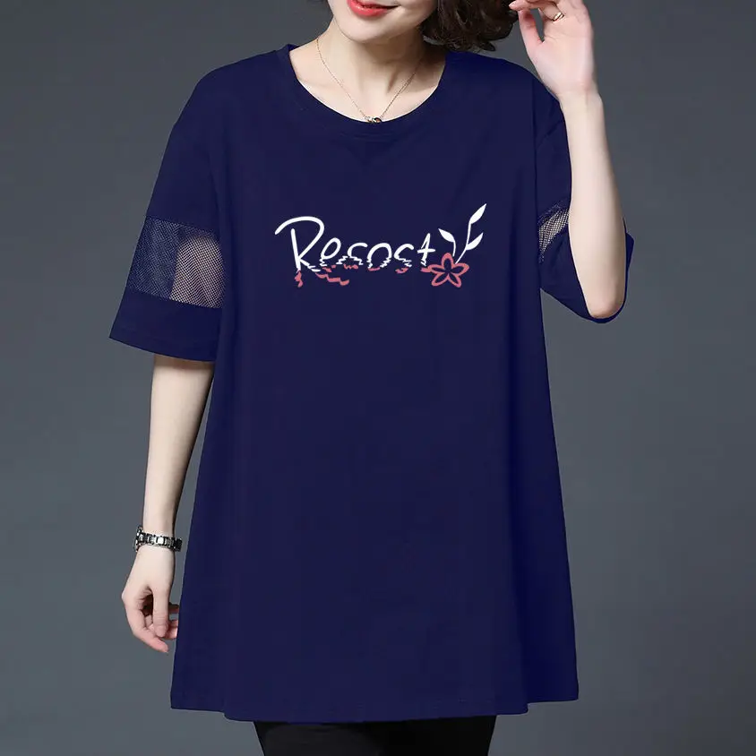 

Женская рубашка, летняя новая мода 2022, женские свободные топы для пар, Женская хлопковая Футболка с круглым вырезом и коротким рукавом