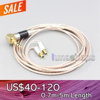 ln006868 hi res brown xlr 3 5mm 2 5mm 4 4mm earphone cable for sennheiser ie100 ie400 ie500 pro