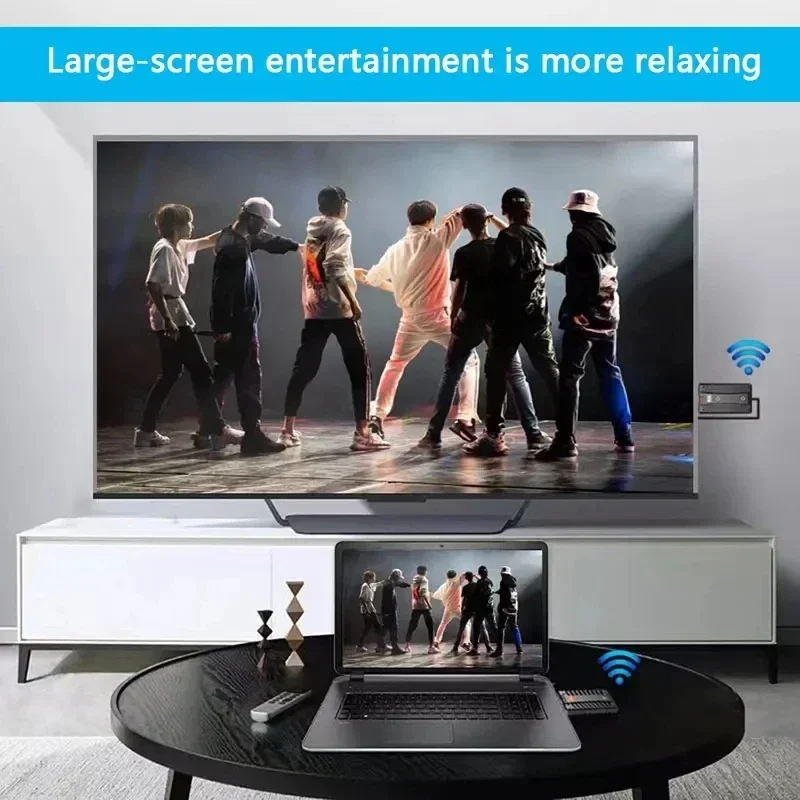 VKEFON 1080P 50M беспроводной приемник аудио и видео передатчик удлинитель Mini HDMI 1 TX-4 RX