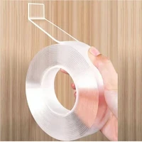 nano tape 1 5m double sided monster tape transparent reusable waterproof adhesive tapes home cleanable kitchen bathroom supplies