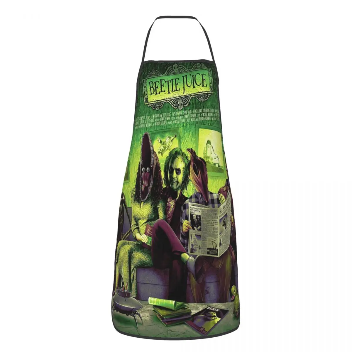 

Фартук жуткий от жуткого жука для женщин и мужчин, комбинезон унисекс, комедия, Фантазийная пленка, кухонный фартук, кухонная утварь, выпечка шеф-повара