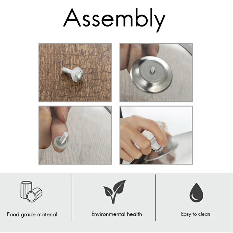 2 шт. ручка для голландской духовки сменная крышки кастрюли из нержавеющей стали