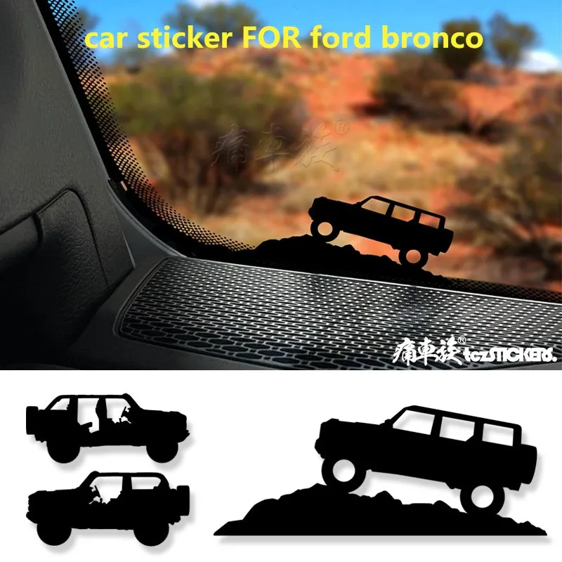

Car stickers FOR Ford bronco special rear window glass front windshield car decorative decals film