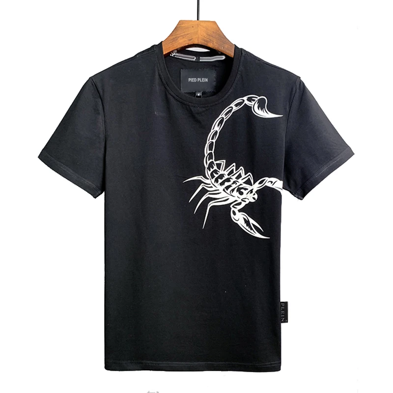 

Футболка мужская хлопковая с круглым вырезом, с принтом в виде надписи