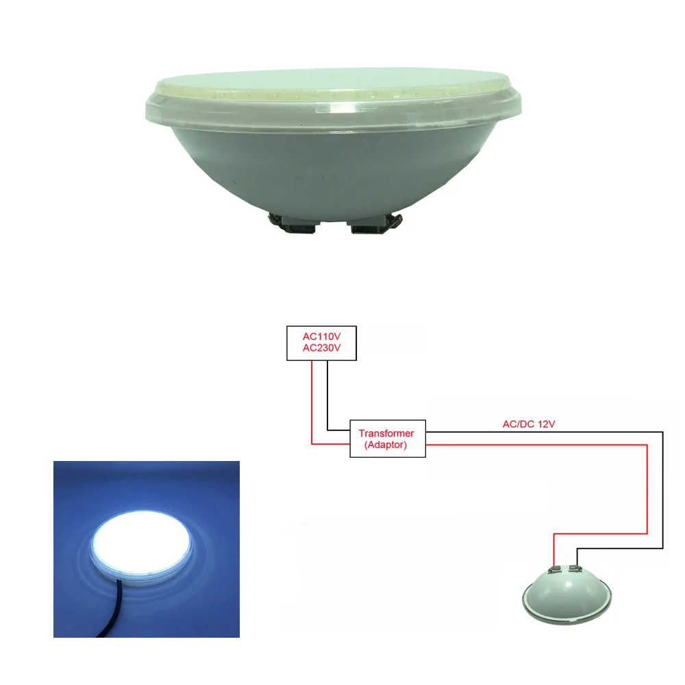 

RGB подводный светильник для бассейна HKGOLDTURE 25/40/55Вт 12В