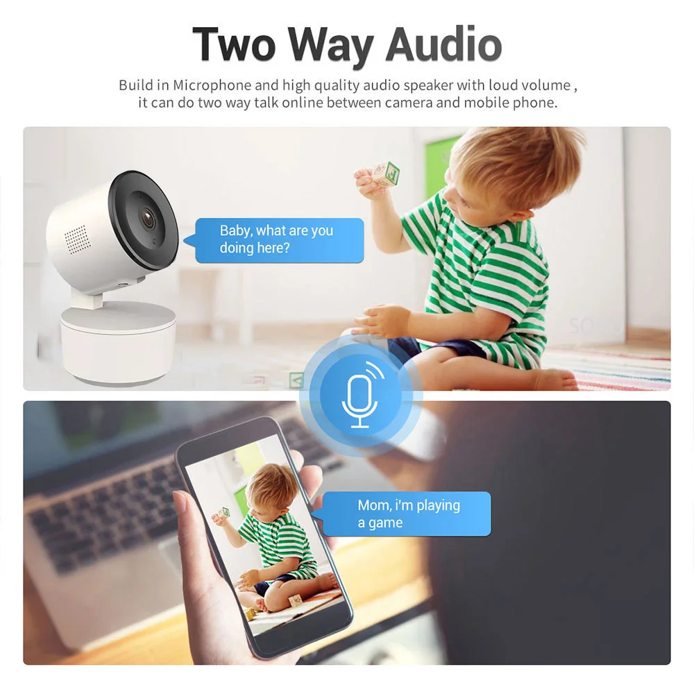 ONVIF NVR 1080P Tuya Smart PTZ Wi-Fi Внутренняя беспроводная безопасность Домашнее