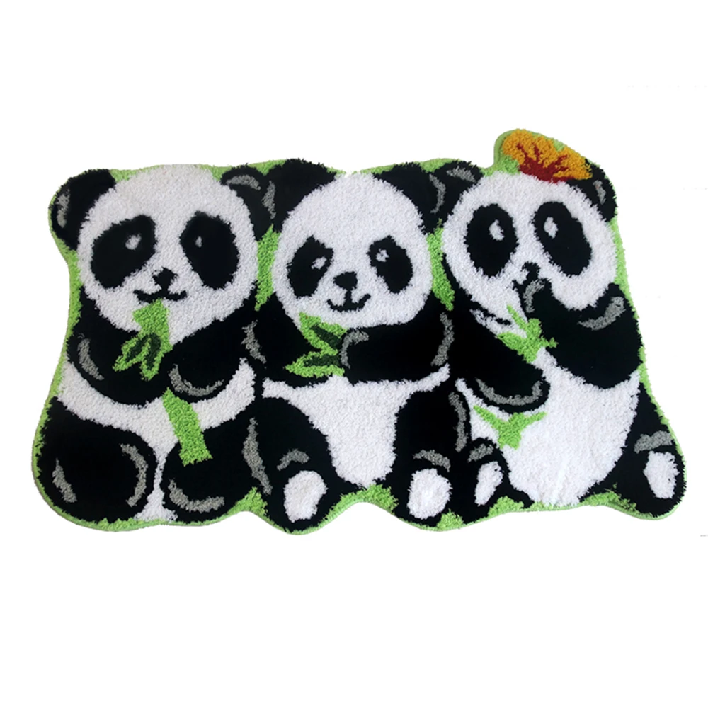 

Adults crafts Carpet embroidery with printed pattern Panda Latch hook rug kit for adults Tapestry kits Hobby crafts diy bags