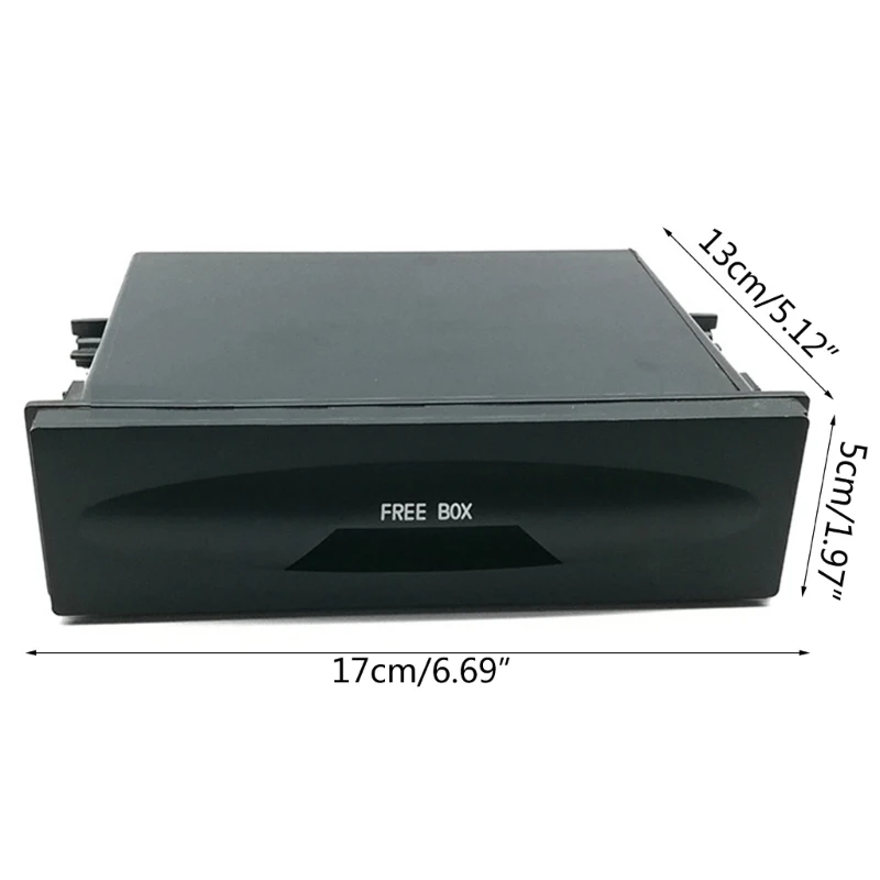 1 Din автомобильная стереосистема переоборудование ящика для хранения приборной