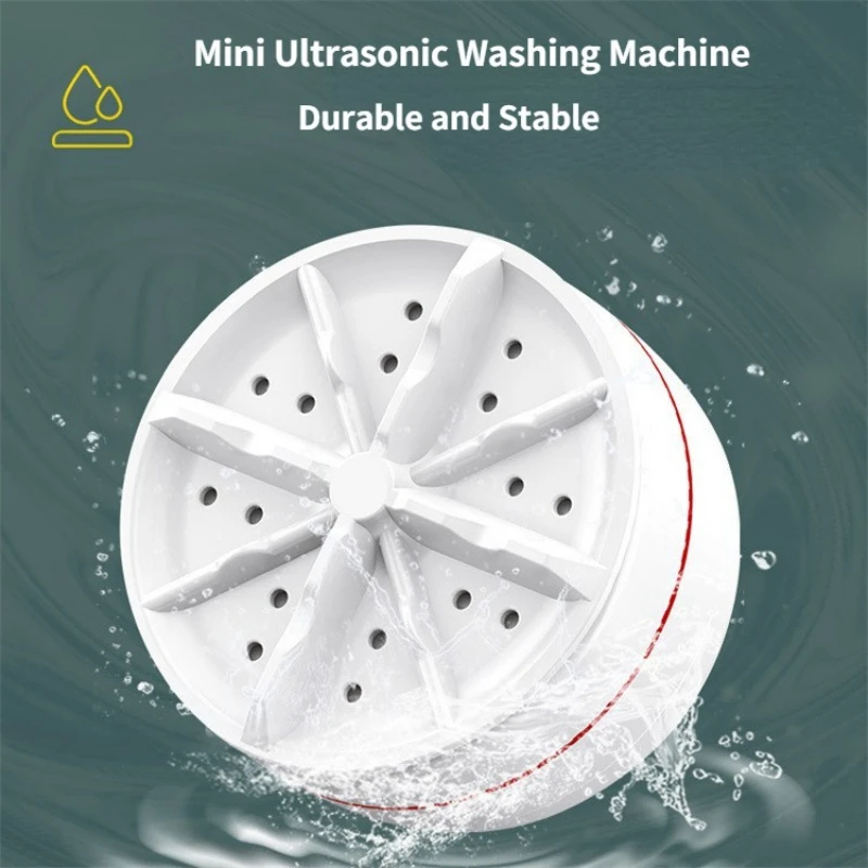 

Mini Ultrasonic Washing Machine Portable Turbo USB Powered Washer Clothing Cleaning Washing Machine For Business Travling