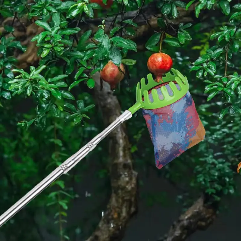 Металлический сборщик фруктов для сбора яблок фруктового сада персика тканевая