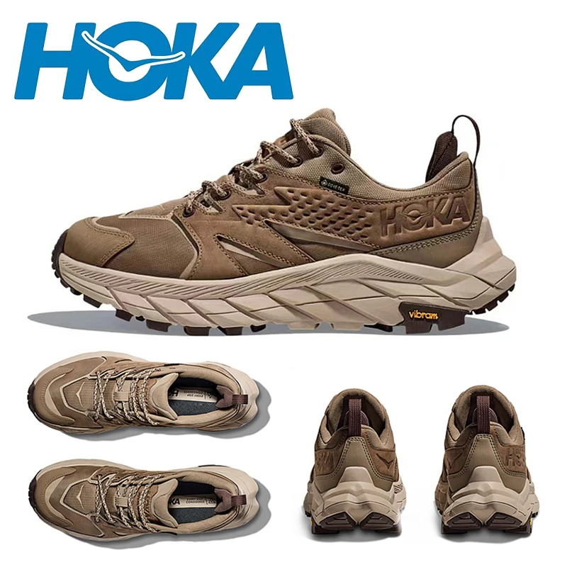 

Мужские походные ботинки HOKA anacкак Low GTX, водонепроницаемая Уличная обувь для треккинга, высокие берцы, туристические приключения, кроссовки для бега