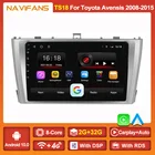 Автомагнитола DSP 2 din для Toyota Avensis 3 T27, 2008, 2014, 2015, навигация GPS, Android 10,0, мультимедийный видеоплеер, IPS экран, Wi-Fi