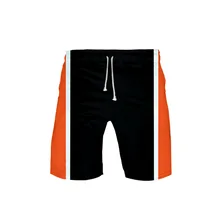 Haikyuu!! MSBY 블랙 보드 반바지, 가라수노 쿠코우 고등학교 배구 클럽 히나타 쇼요 비치 수영 반바지 코스프레 바지