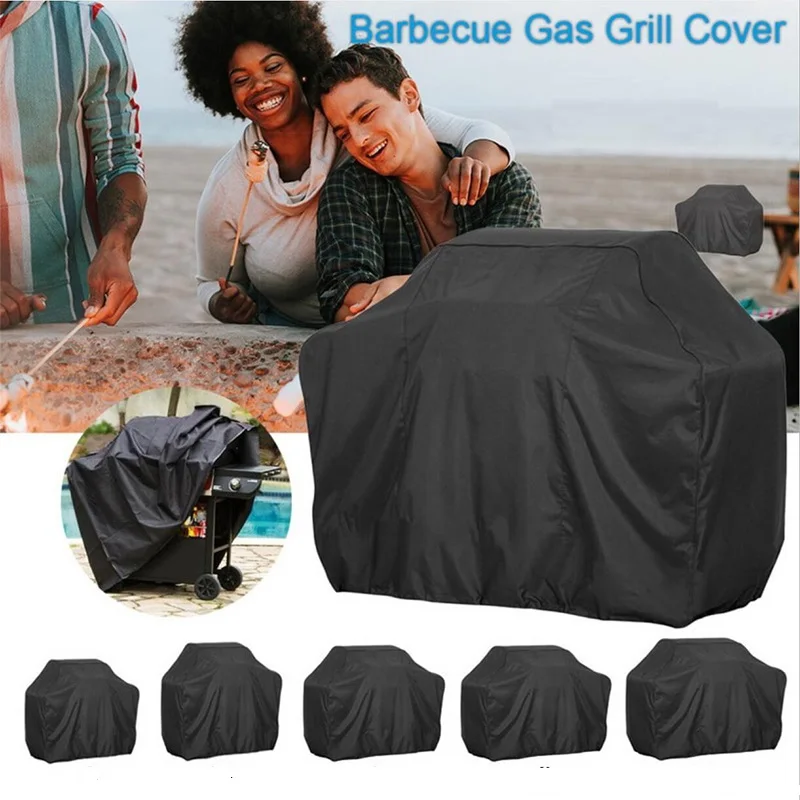 

Outdoor Exterior Gas Barbecue Cover For Barbeque Bbq Grill Cover Waterproof Baking Protective Dust Black Weber Heavy Duty Cover