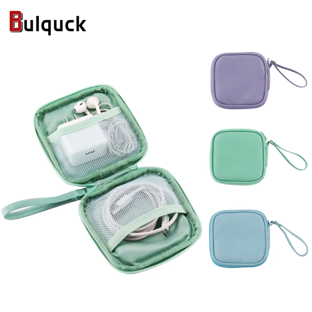 

Миниатюрная сумка для хранения наушников, кабеля, органайзер, сумка, портативное зарядное устройство Usb, провода, ключей, питание, для путеше...