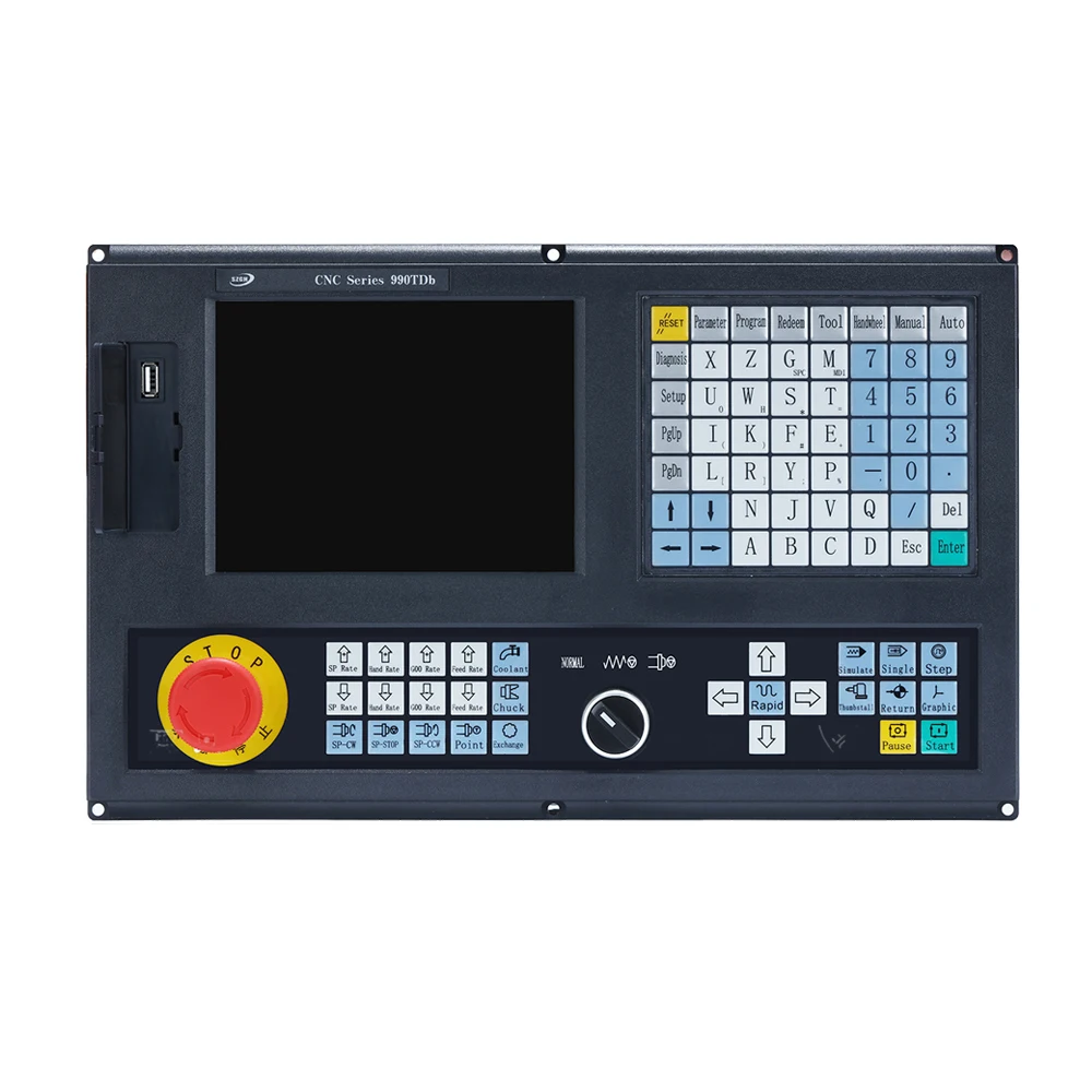 Новый 990tdb/1000tdb/990mdb контроллер токарного станка с ЧПУ 2/3/4/5 Axis Cnc System функцией Atc Plc 8 4