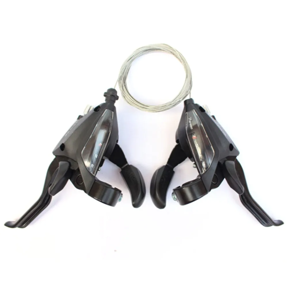 

3x7 21 Speed Bicycle Shifter Bike Right Left Derailleur Mountain Road Bike Riding Cycling Disc Brake Levers With Shift Cable