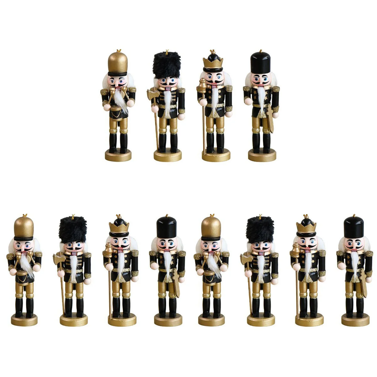

Nutcracker Christmas Woodwooden Puppet Home Crafts Nutcrackers Decorations Figurines Figures Mini Soldier Figurine Soldiers