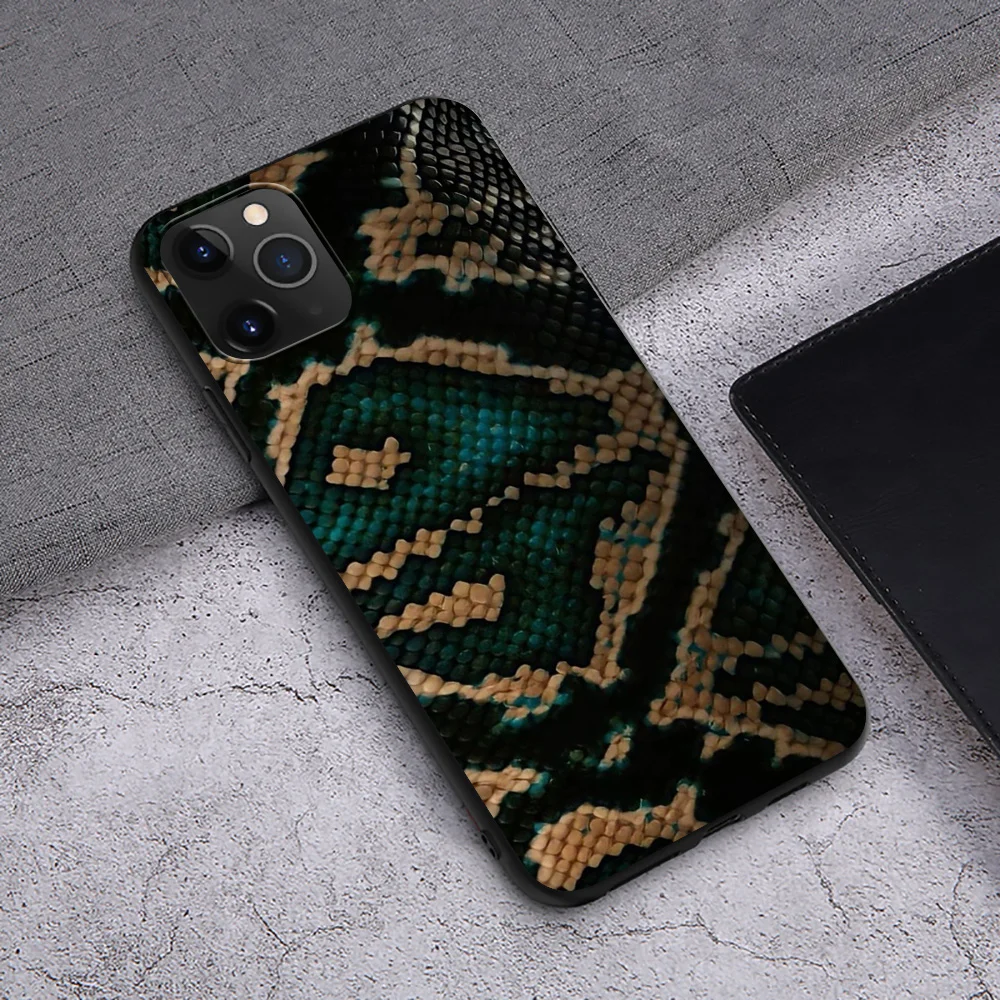 SA110 Роскошный крутой чехол со змеиной кожей для Samsung Galaxy A41 A42 A71 A72 A73 J2 J4 J5 J6 J7 J8 A6 A7 A8