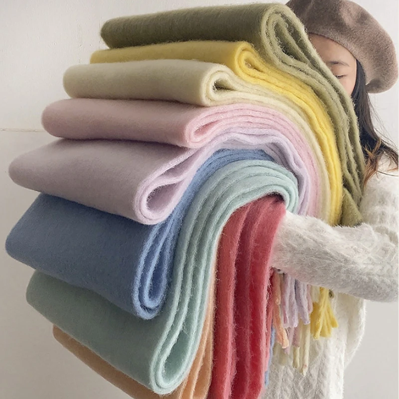 Новый кашемировый зимний шарф для женщин и мужчин