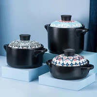 ceramic casserole soup stew pot saucepan stewing health ceramique pan gas cookware cooker home kitchen supplies cooking utensils
