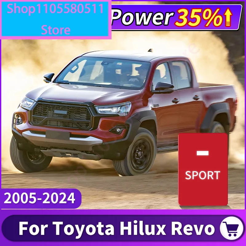 Фото Для Toyota Hilux Revo 2005-2016, 2024: Модуль управления двигателем (ЭБУ) для повышения мощности, спортивный/гоночный режим, увеличение крутящего момента, детали для модификации.