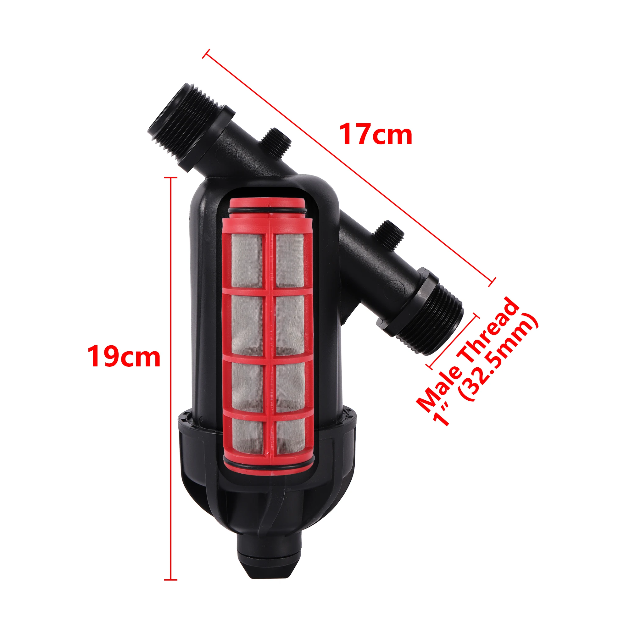 

3/4" 1" садовый шланг фильтр распылитель фильтр трубка соединитель 100-120 сетка садовый сельскохозяйственный полив фильтр насадка