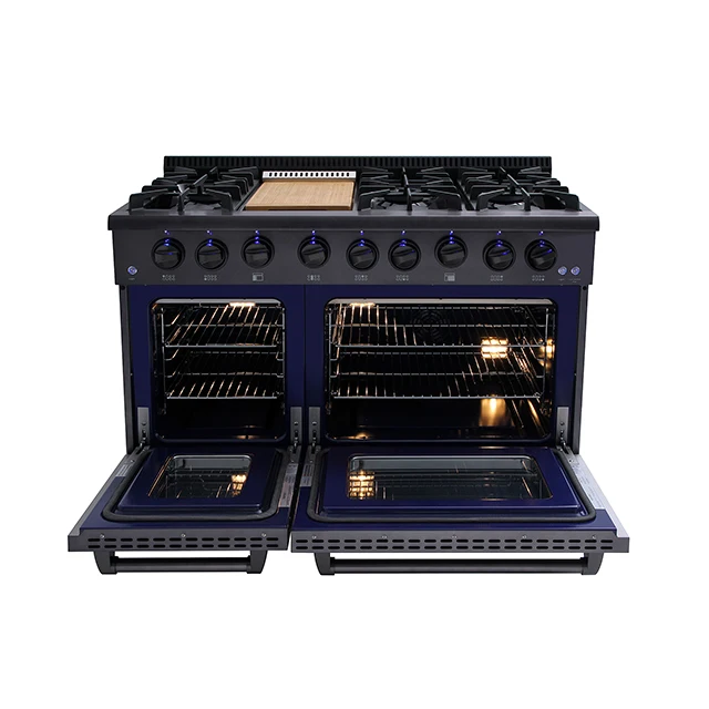 

Stainless steel freestanding 6 cooking burner gas range
