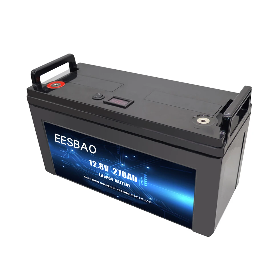 

Rechargeable high-quality energy storage 12.8V 250Ah golf cart Lifepo4 25.6V 30Ah 270Ah lithium-ion solar cell deep cycle system