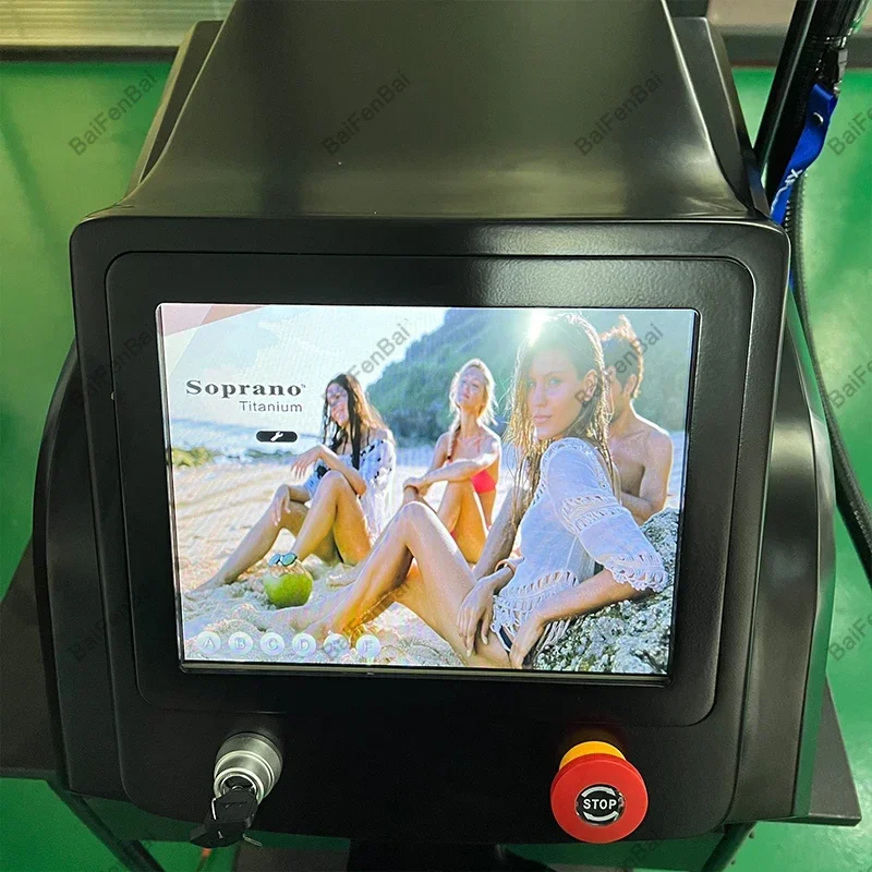 Портативный мощный тройной лазер с ледяным охлаждением 755 808 1064 устройство