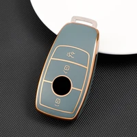 new car key fob case cover protector for mercedes benz e c g m r s class w204 w212 w176 glc cla gla amg car keychain accessories