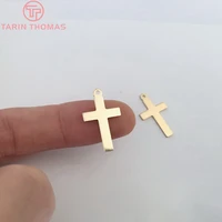 3953100pcs 106mm not plated color brass cross charms diy jewelry findings accessories wholesale