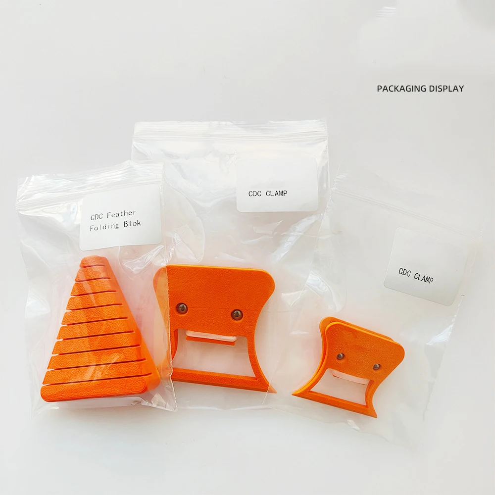 Блок с перьями CDC зажим для вязания мушек инструменты удержания Hackle зажимы гибки