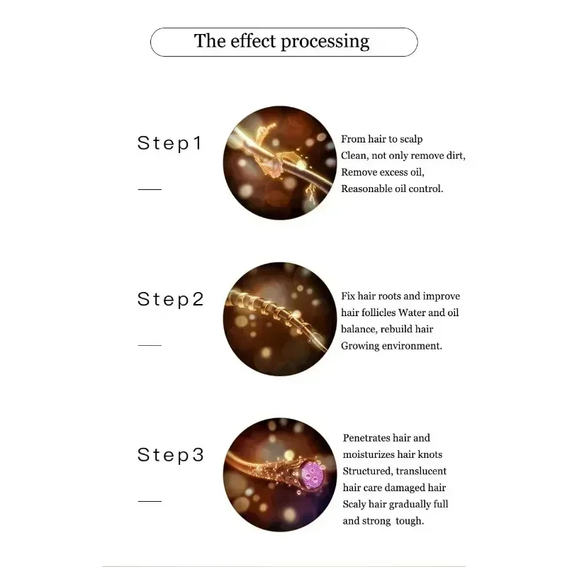 Имбирный шампунь с китайской формулой для против выпадения волос быстрый рост